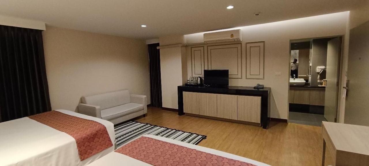 The Airport Courtyard Suvarnabhumi Airport Banguecoque Exterior foto A room at the hotel